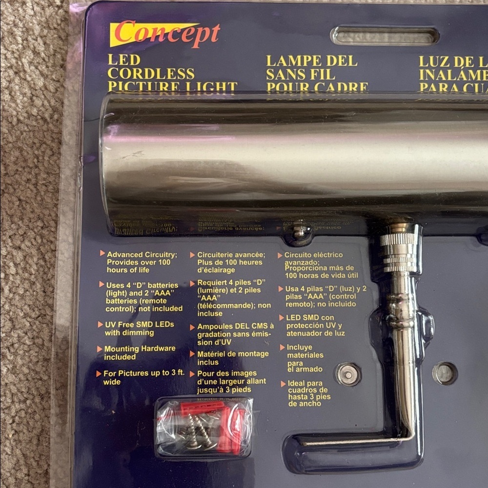 Concept LED Cordless Picture Light NWT - Picture 2 of 5